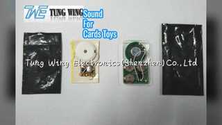 Modulo sonoro del sensore di luce per le carte